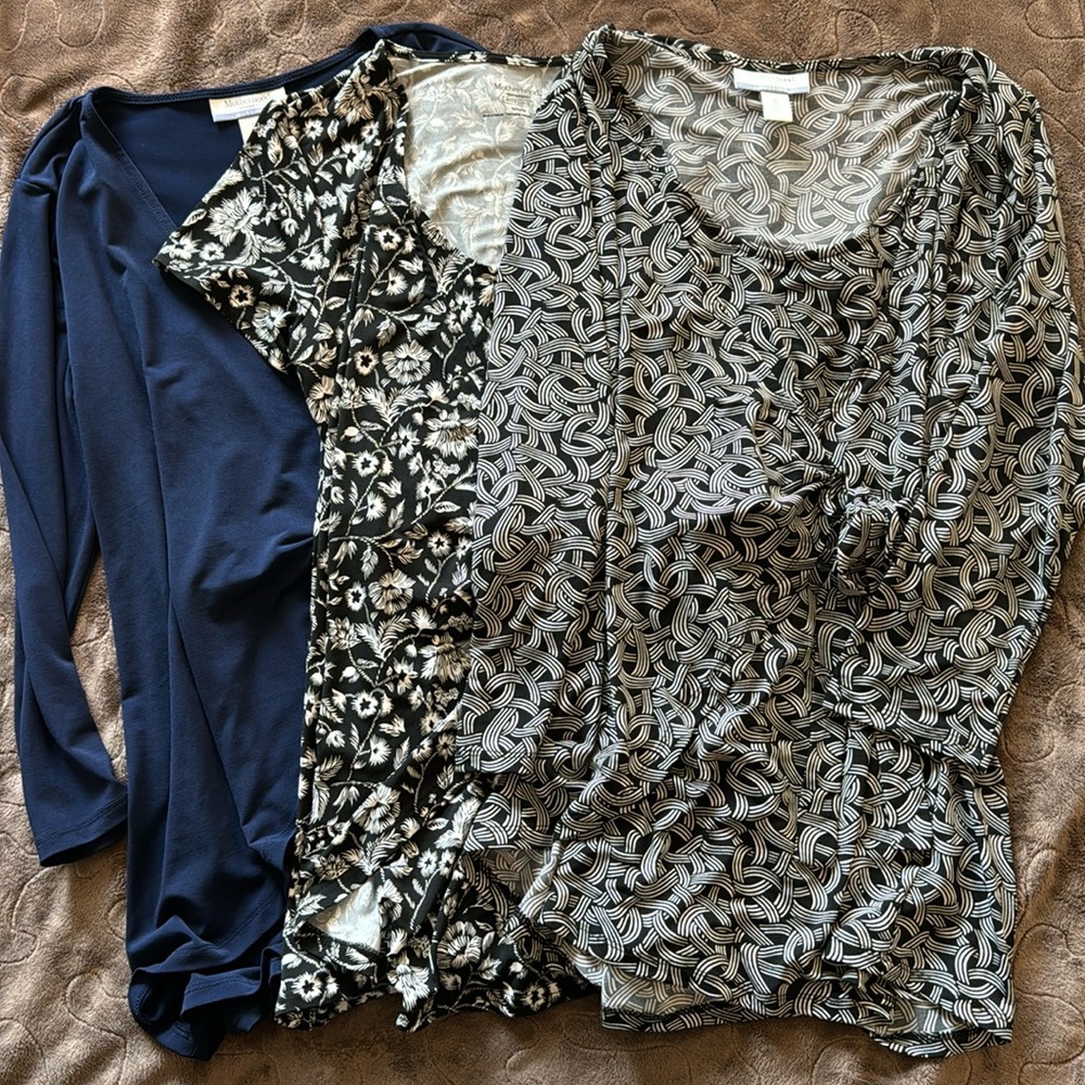 Motherhood maternity nursing top bundle, gently used, medium